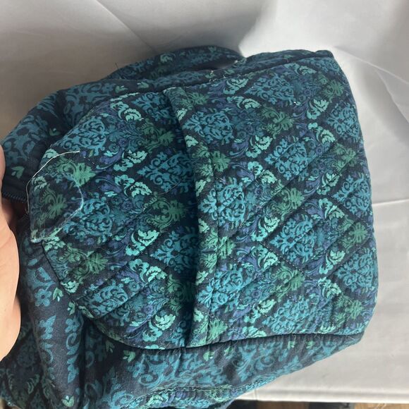 Unbranded Xtra Large Original Duffle Bag Luggage Quilted PatternBlue 20x13x11 - Picture 3 of 6